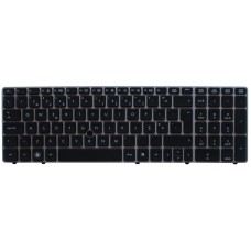 Teclado HP Probook 6560B | 6565B | 6570B | EliteBook 8560P | 8570P c/ Track Stick- Moldura Prata 